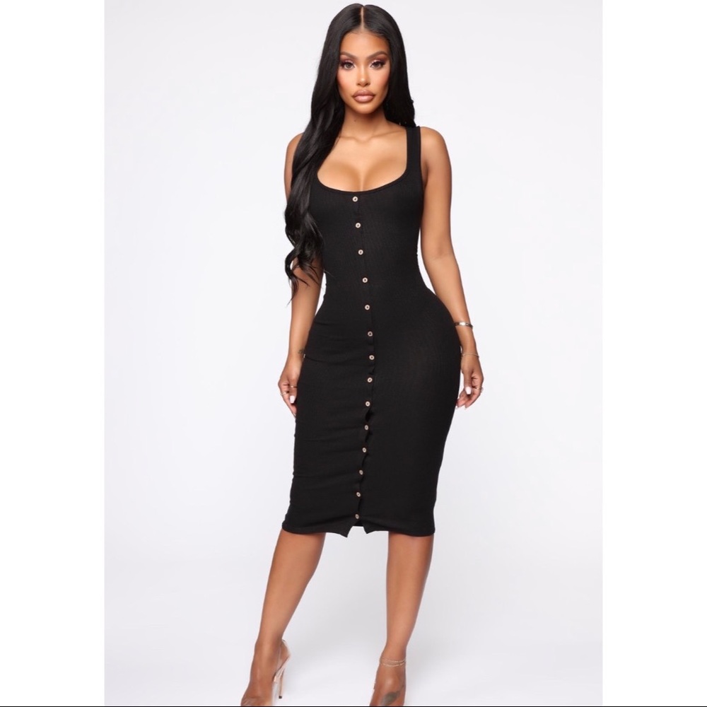 Fashion Nova Allis Midi Dress